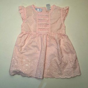 Baby Grand Pink Eyelet Dress